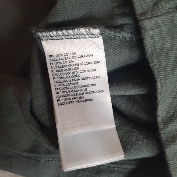 The North Face Men's XXL Spruce Green Cotton T-Shirt - Picture 6 of 11